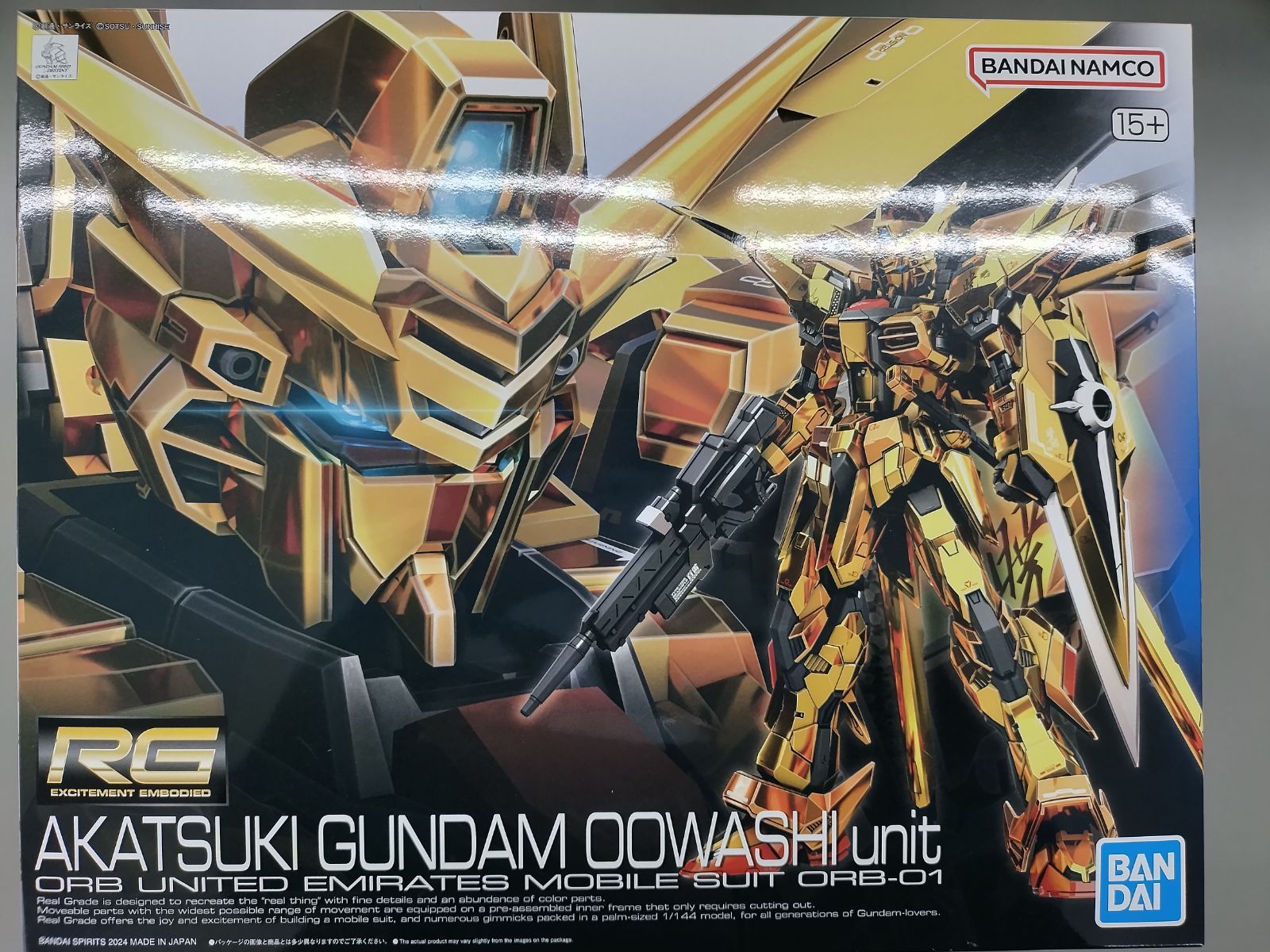 RG 機動戦士ガン*ダムSEED DESTINY アカツキガン*ダム(オオワシ装備) 1