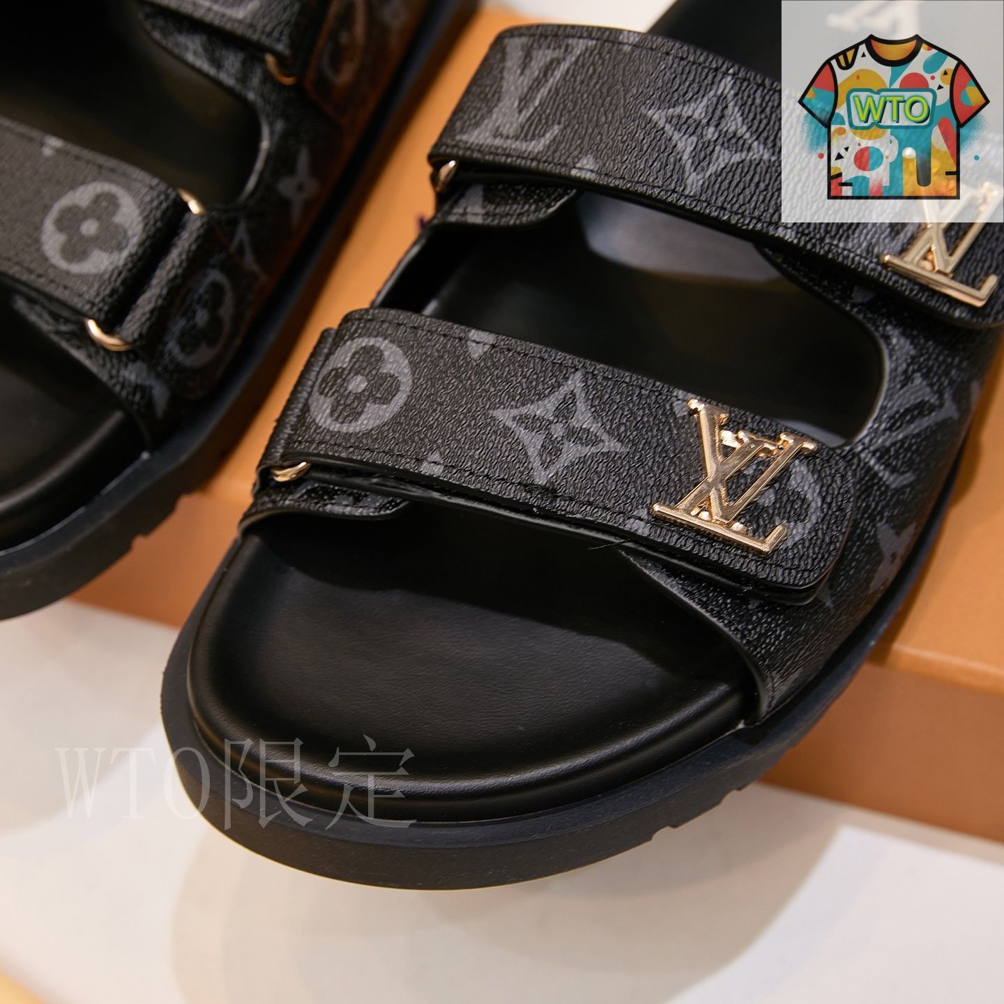【上品でお洒落】Louis Vuitton コンフォートサンダル Louis Vuitton ルイ・ヴィトン サンセット コンフォート