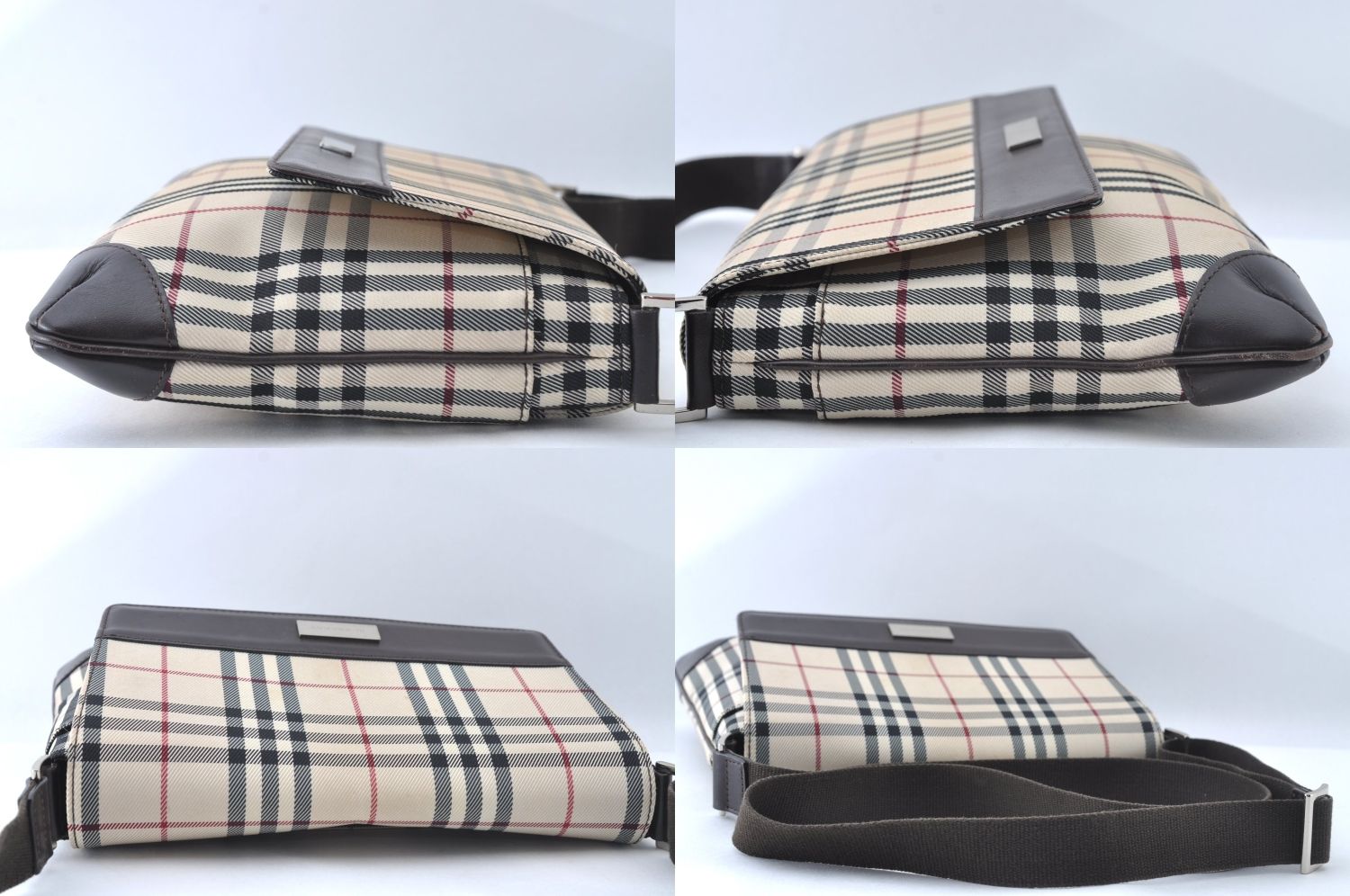 BURBERRY バーバリー ノバチェック柄 ショルダー クロス ハンドバッグ