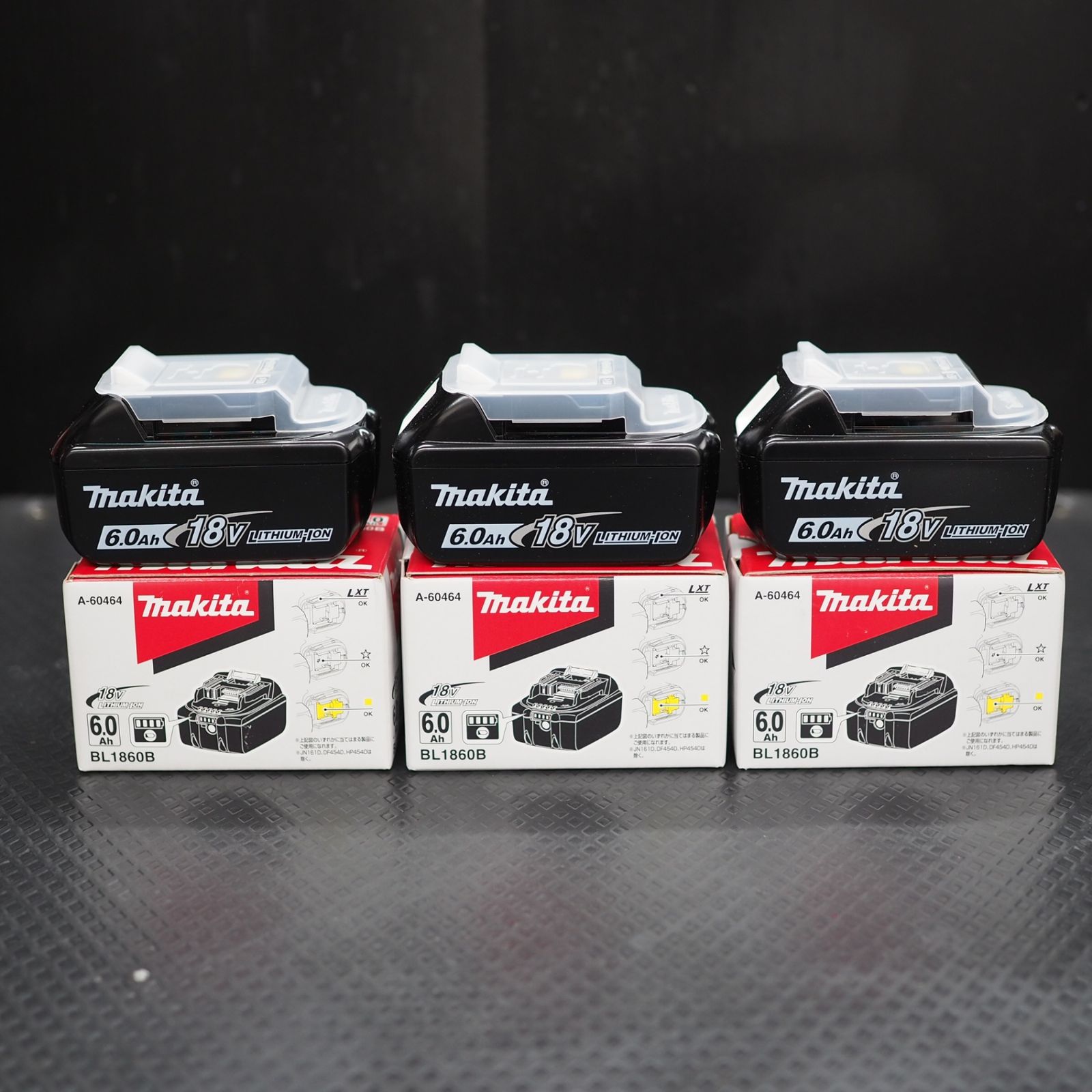Makita - ☆makita   新品未使用　純正品　BL1860B  18V  バッテリー☆ マキタ バッテリー 純正 BL1860B 18V 6.0Ah 国内正規品 A-60464