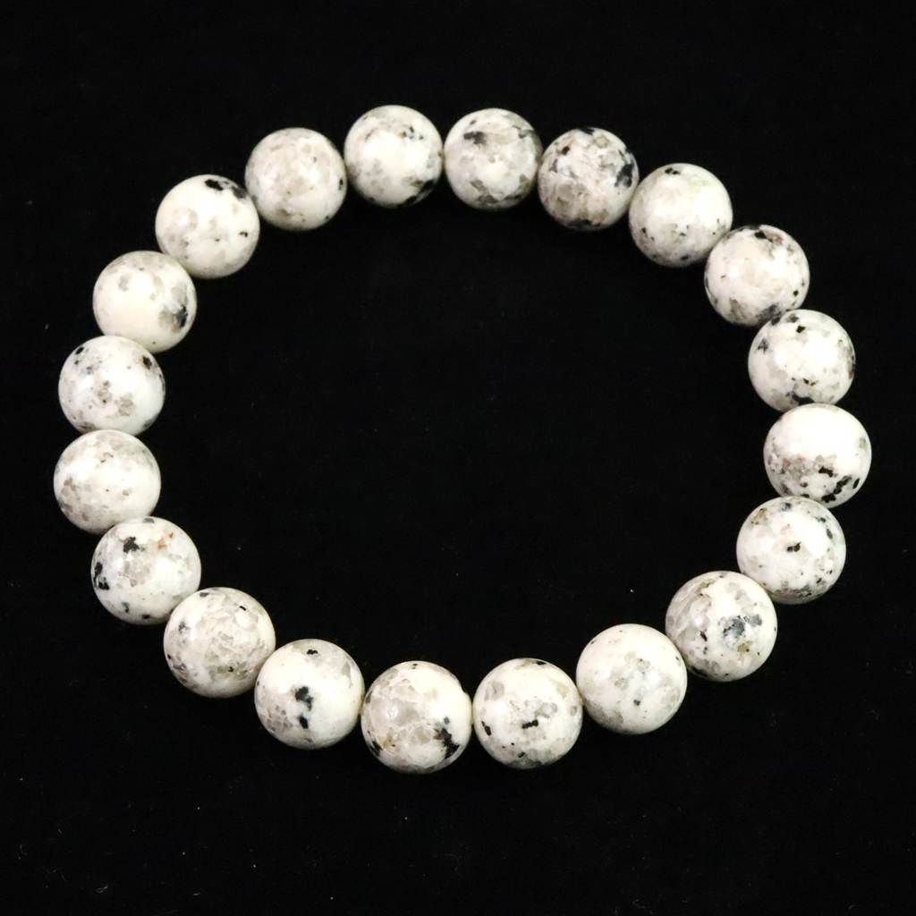 三重県釈迦ヶ岳産 伊勢石 10mm玉ブレスレット 証明書付 28.4g 【榎本