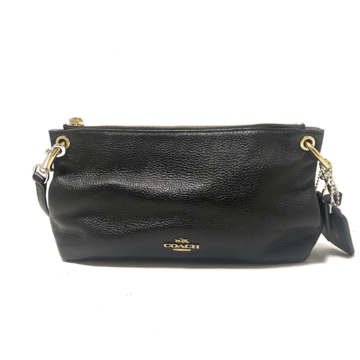 COACH(コーチ) ショルダーバッグ チャーリー クロスボディショルダーバッグ F55661 黒 レザー - メルカリ