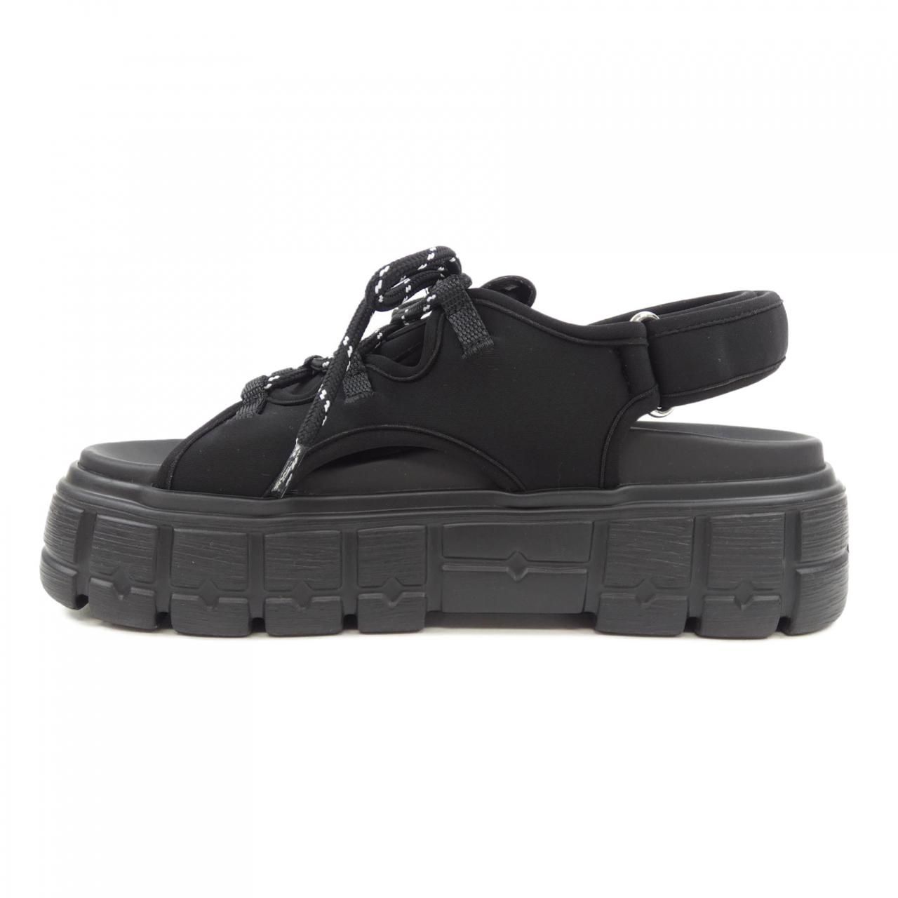 ミュウミュウ MIU MIU チャンキーネオプレン MIU MIU ロゴ 5X418E サンダル