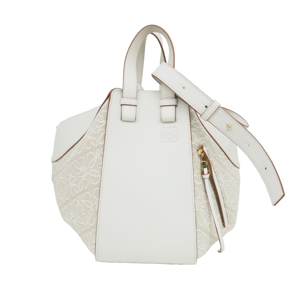 LOEWE ロエベ ハンモック 2way ホワイト スモール ハンドバッグ