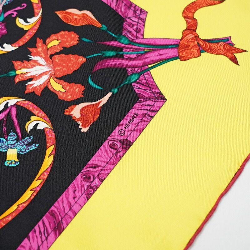 HERMES エルメス スカーフ カレ90 PIERRES d'ORIENT et d