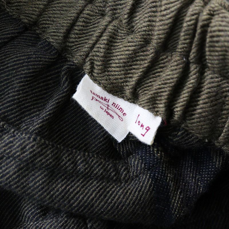 カーキ┃ワイドサルエルパンツ