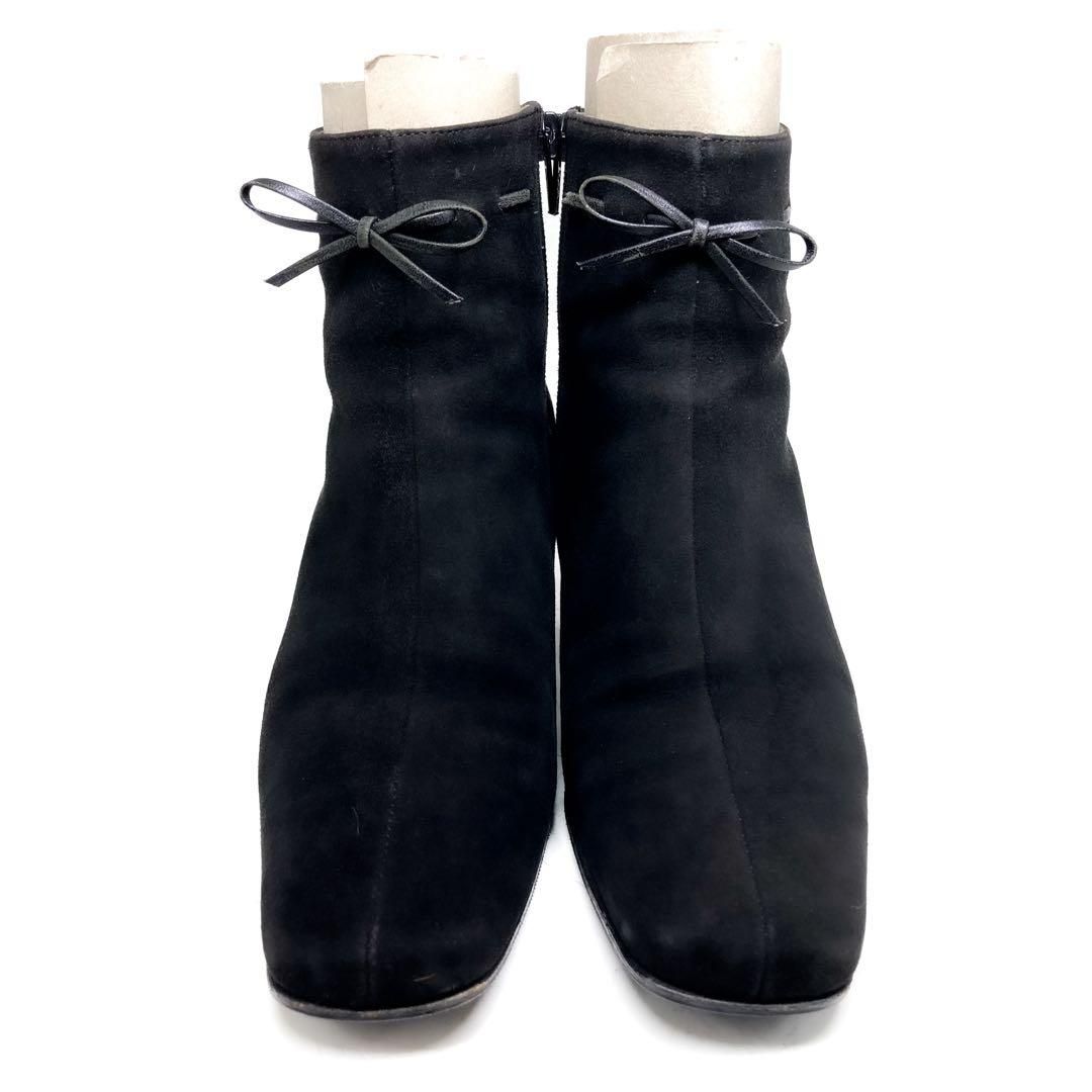 758 サルヴァトーレフェラガモ ショートブーツ レザー本革ブラック