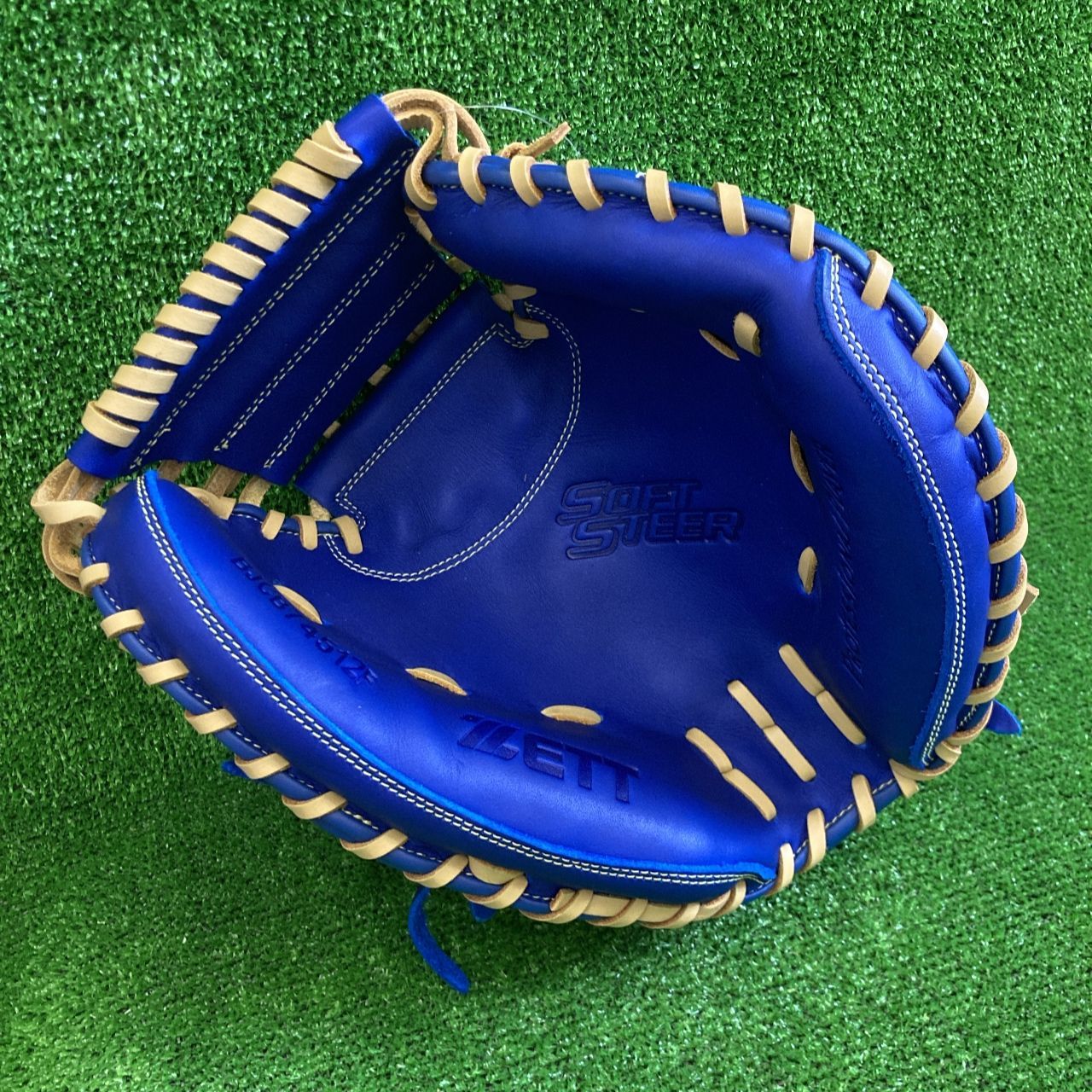 ZETT 少年軟式 キャッチャーミット ブルー 限定品 ◇ゼット◇ 少年軟式