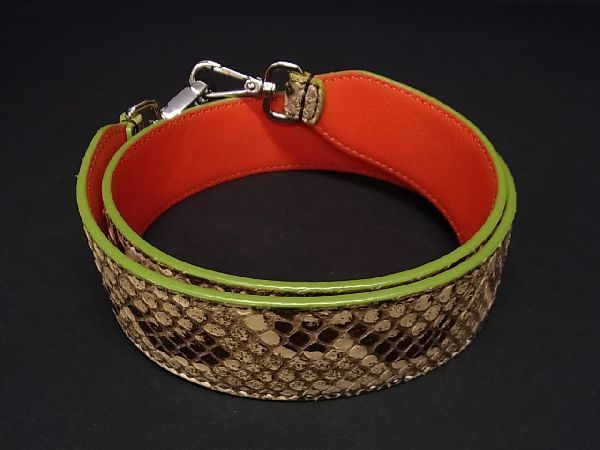 上 本物 FENDI フェンディ ストラップユー パイソン バッグ用 ショルダーストラップ 肩掛け用 アイボリー系 AU1214 USTAUSTRALIA_COM_AU