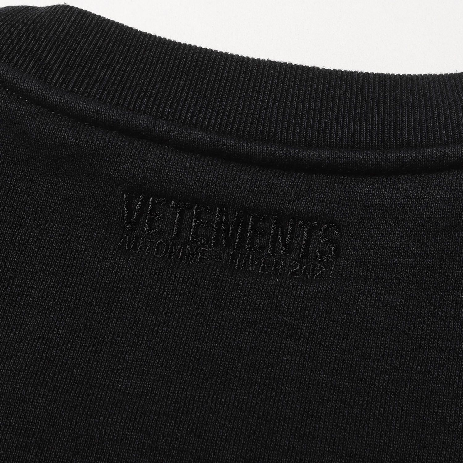 VETEMENTS ヴェトモン スウェット サイズ:M 20AW ロゴテープ デザイン 