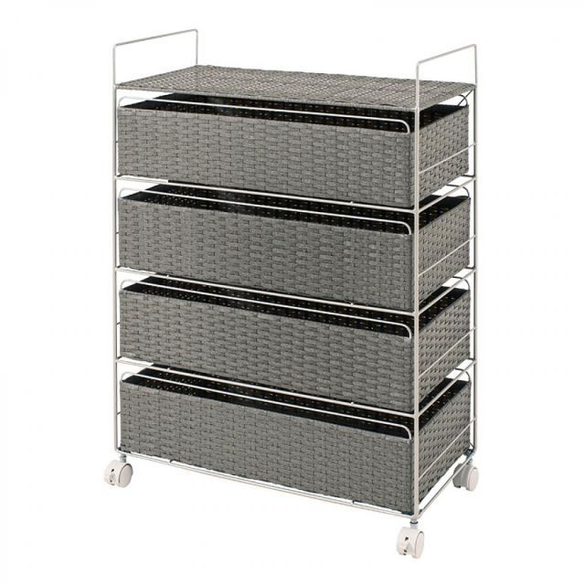 萩原 Hagihara RAN-2437GY ランドリー 新生活 インテリア 家具おしゃれ