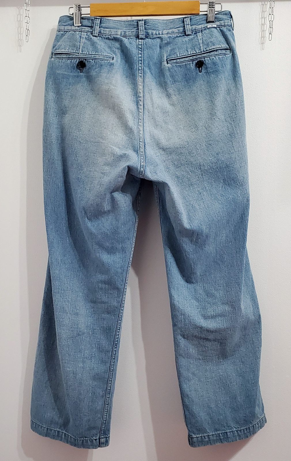 orslowオアスロウ□美品 21年 TWO TUCK DENIM WIDE TROUSERS 2