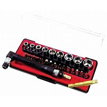 【】【非常に良い】TOYOMITSU 27pc.ビットソケットセット T-1227 wgteh8f