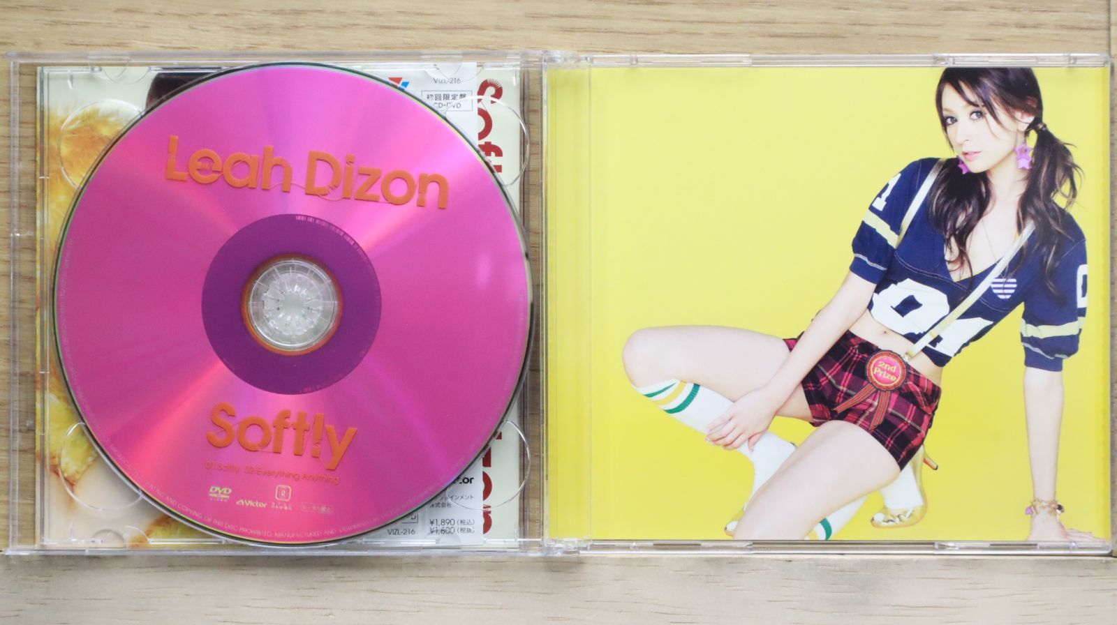 国内盤CD☆リア・ディゾン/Leah Dizon□ Softly (初回限定盤