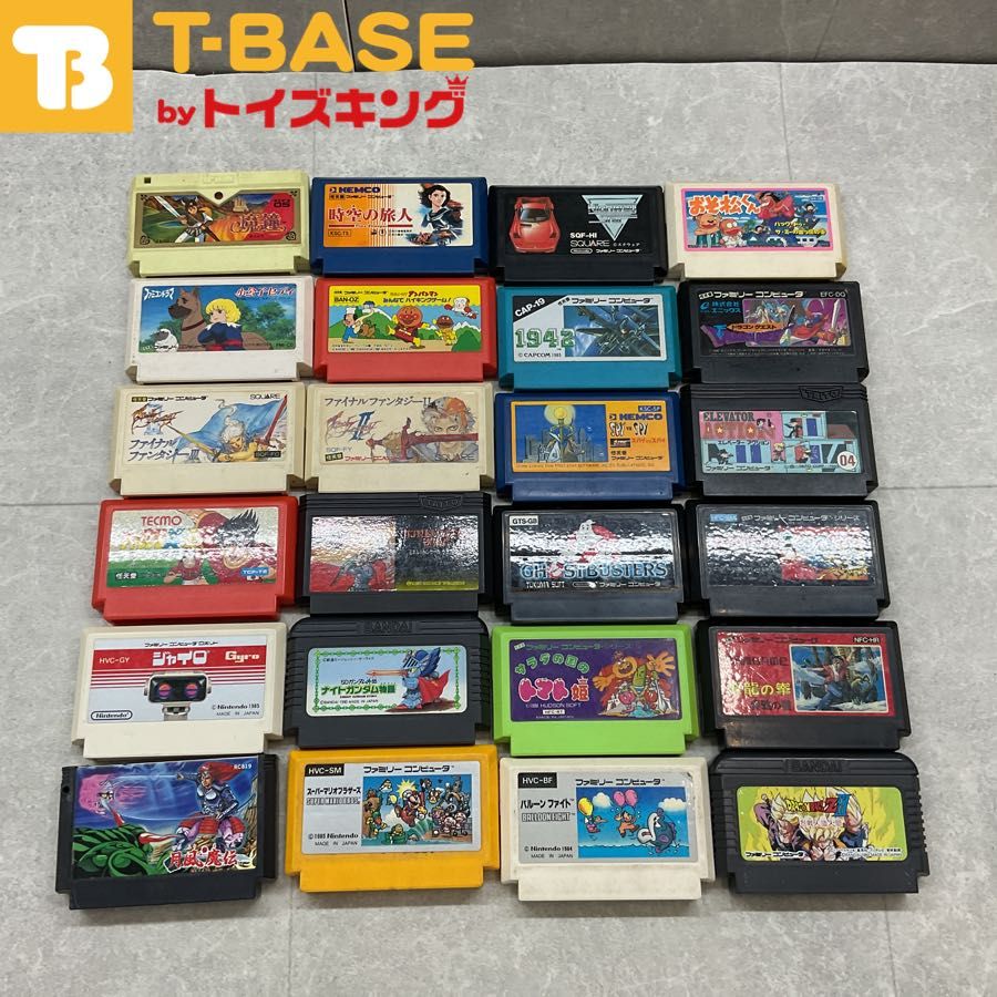 ファミリーコンピューター|ファミコン|FC ナイトガンダム物語 エレベーターアクション 1942 等 ソフト カセット 20点以上セット