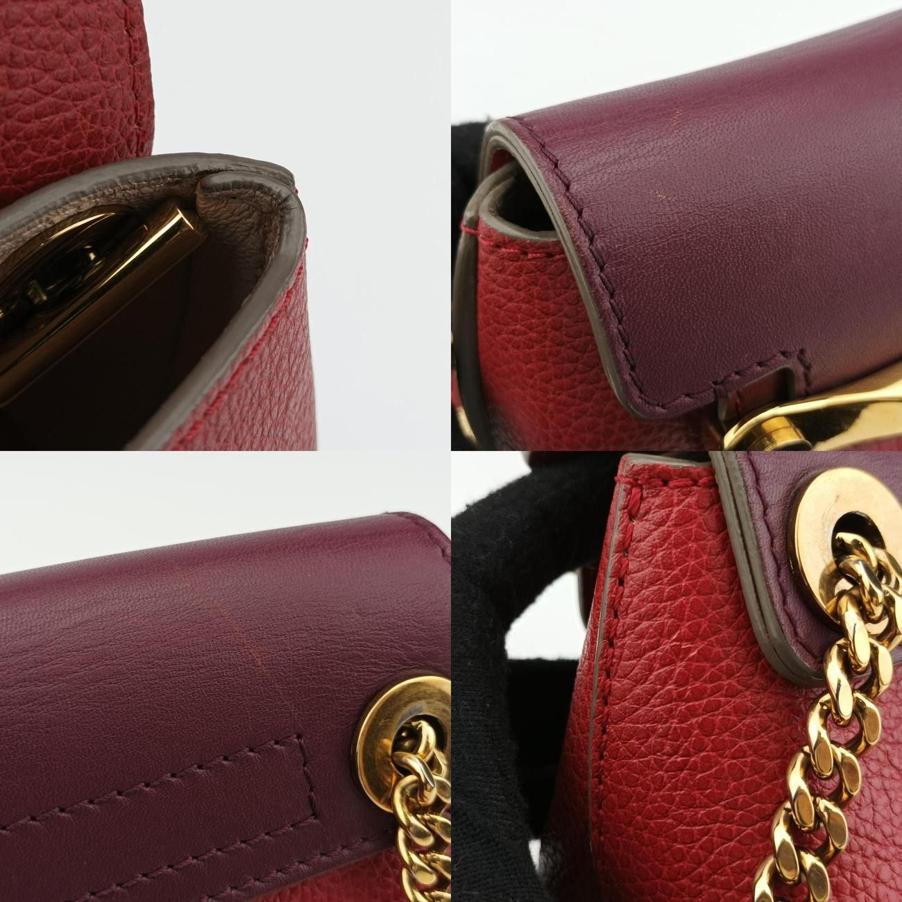 クロエChloeクレーア ワインレッド×レッド