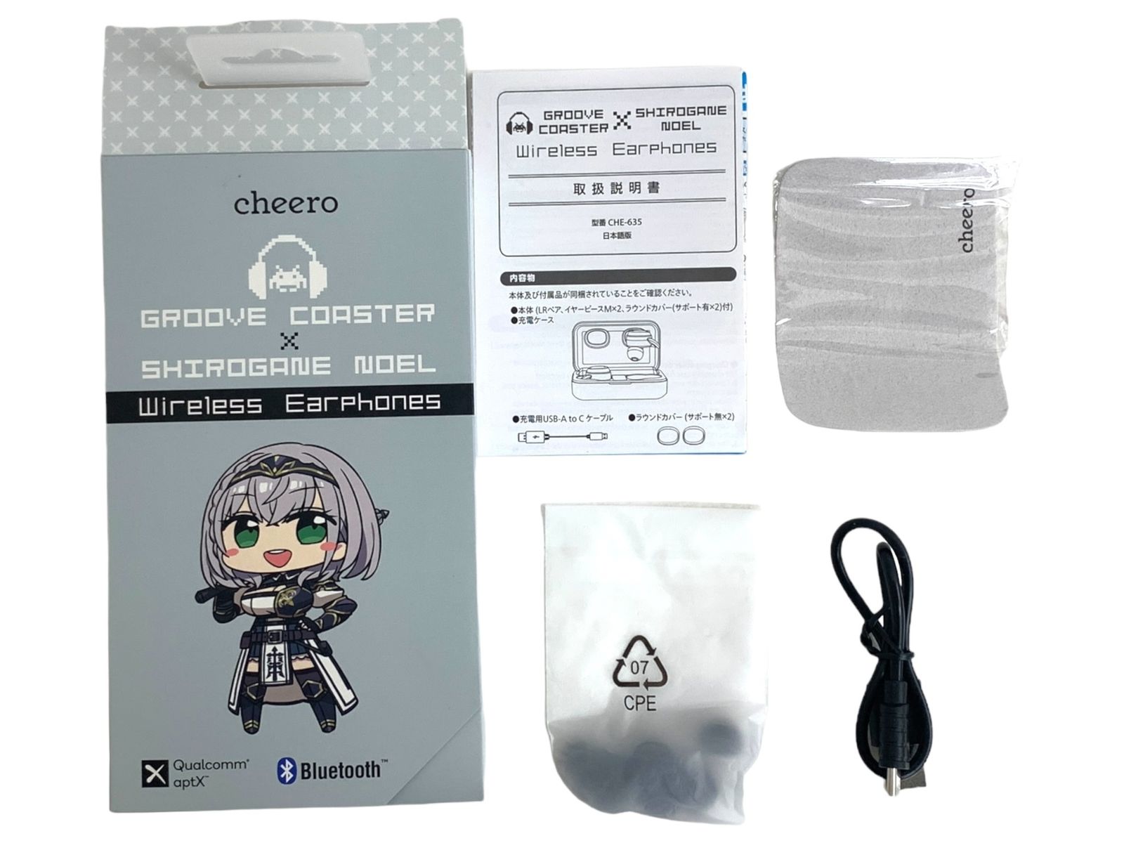 タイトー グルーヴコースター×白銀ノエル ワイヤレスイヤホン タイトー