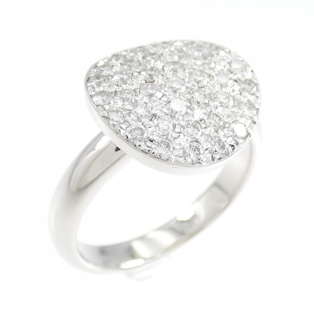 PT パヴェ ダイヤモンド リング 0.60CT - メルカリ 