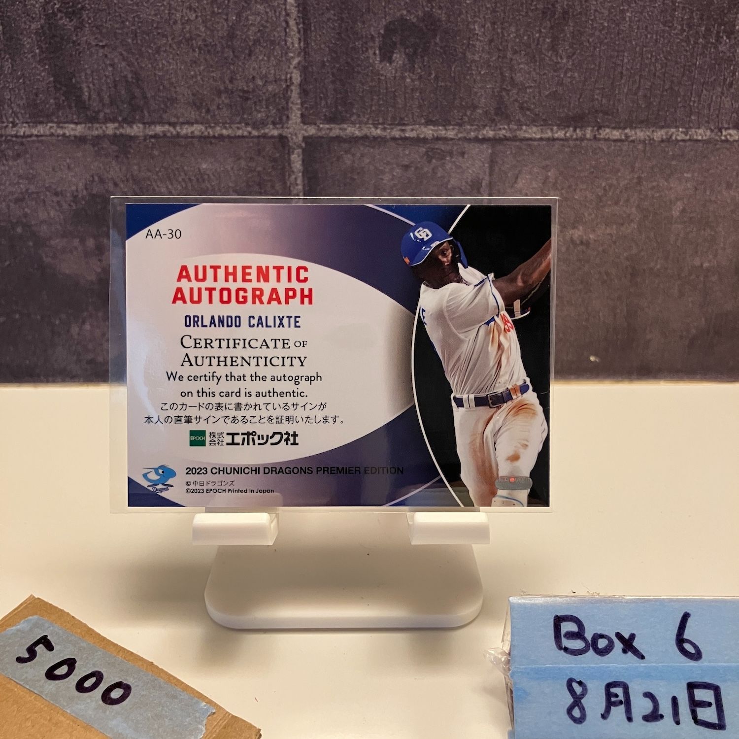 2012 BBM 早川和夫 60/95 直筆サイン 中日ドラゴンズ カード 2025 BBM