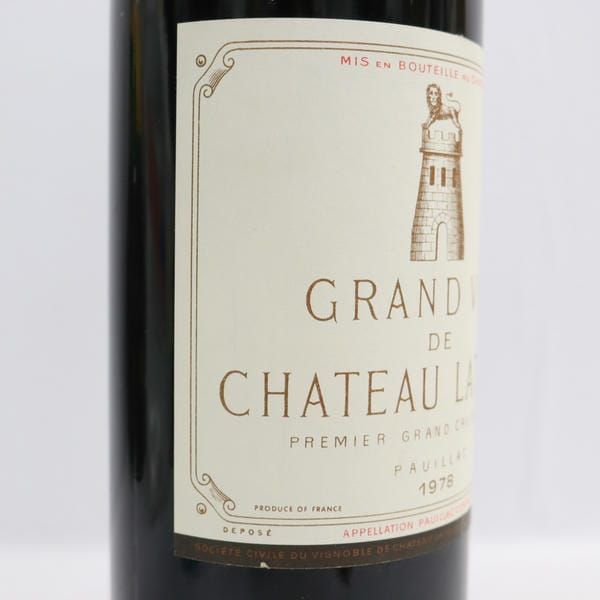 空き瓶】Chateau Latour 1978 CHATEAU LATOUR 1978 液面低下あり 750ml