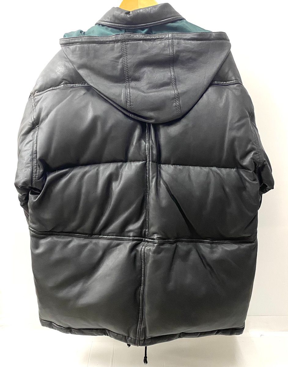 MEN'S ROBO メンズ ロボ レザーダウンジャケット ラムレザー