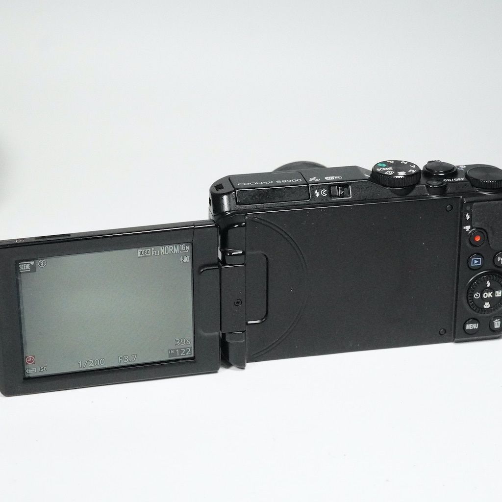  Nikon ニコン COOLPIX S 9900 ブラック ケース付き 返金保証 2342 コンパクトデジタルカメラ デジタルカメラ