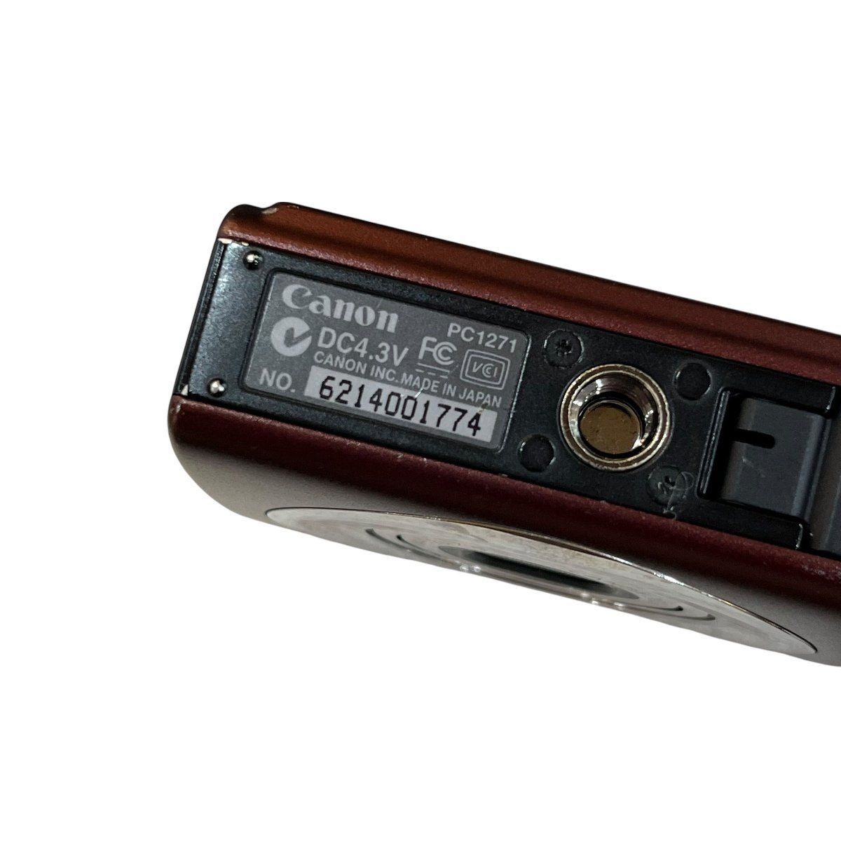 Canon PC1271 デジカメ　バッテリー付 ○Canon/キャノン ○ デジカメ IXY DIGITAL PC1271 コンパクトデジタル