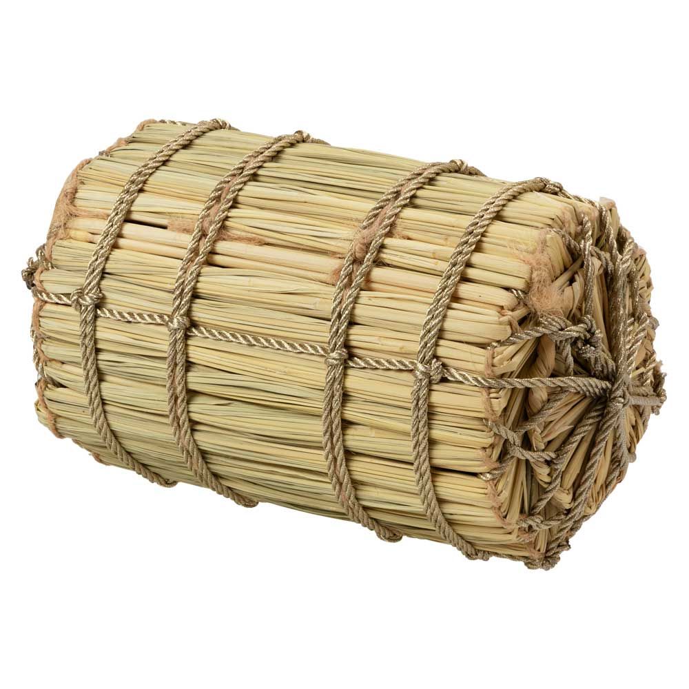 わらむ 萬福俵 貯金箱 10万円用 φ12×22cm 日本製 国産 商売繁盛 五穀豊穣 縁起物 開店祝い