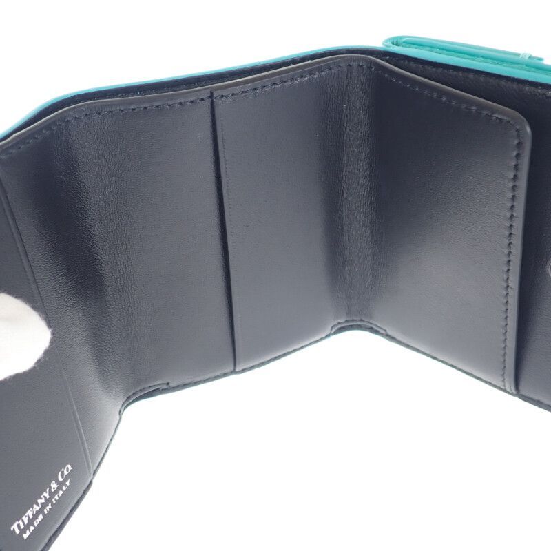 Tiffany & Co.】コンパクトウォレット 三つ折り財布 レザー