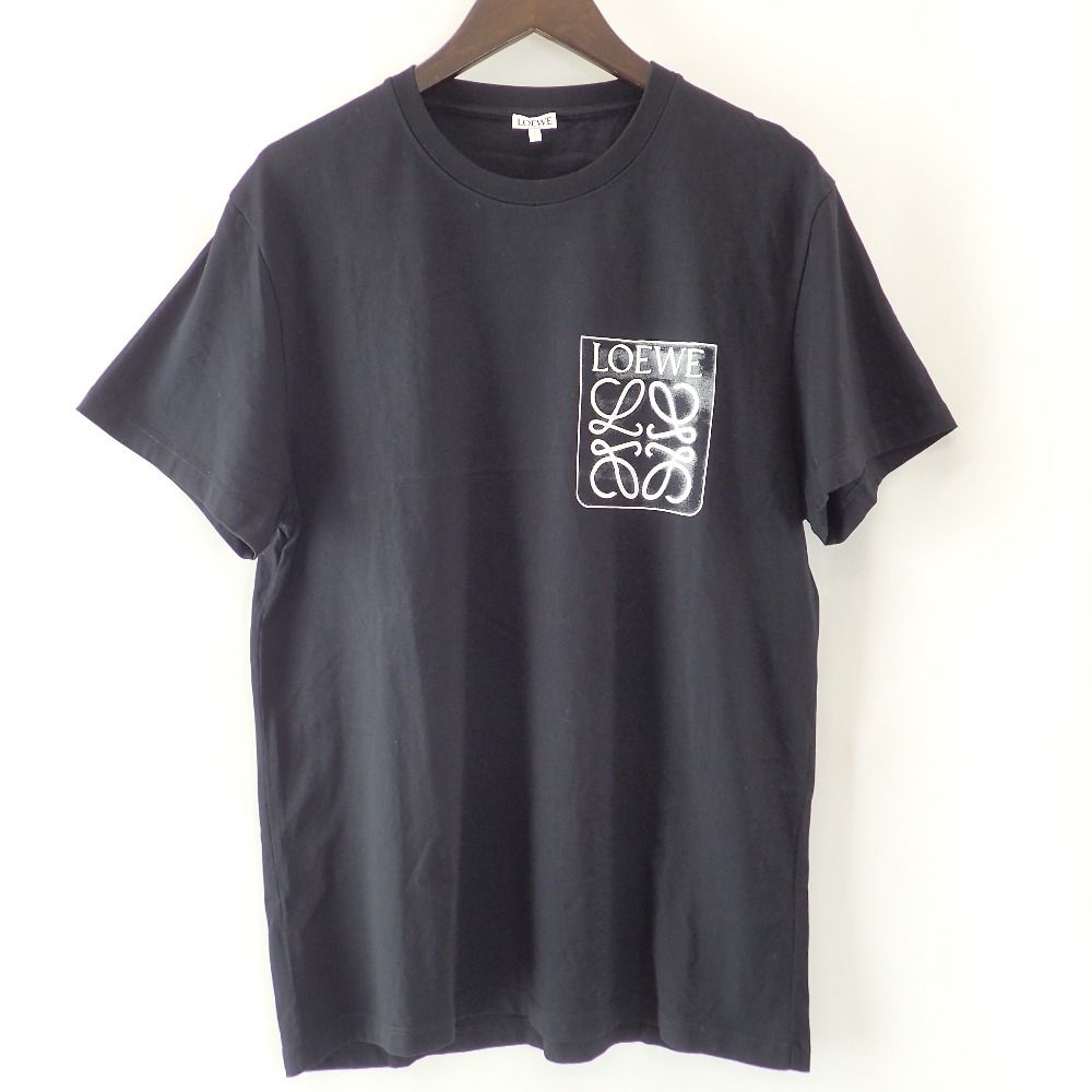 LOEWE ロエベ 国内正規 1725300 アナグラム フェイクポケット Tシャツ M