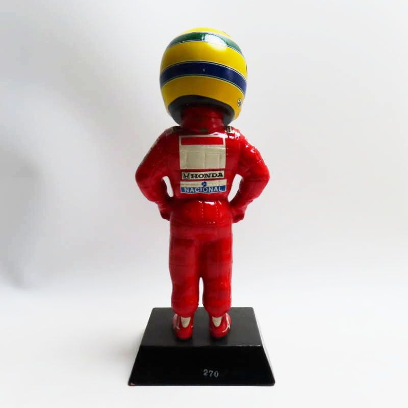 勇気の子・SENNA アイルトン・セナ 磁器製 フィギュア 1992年 鈴鹿 F1 GP 限定1000個 No.270 写真付き T07-s001 勇気の子・SENNA アイルトン・セナ 磁器製 フィギュア 1992年