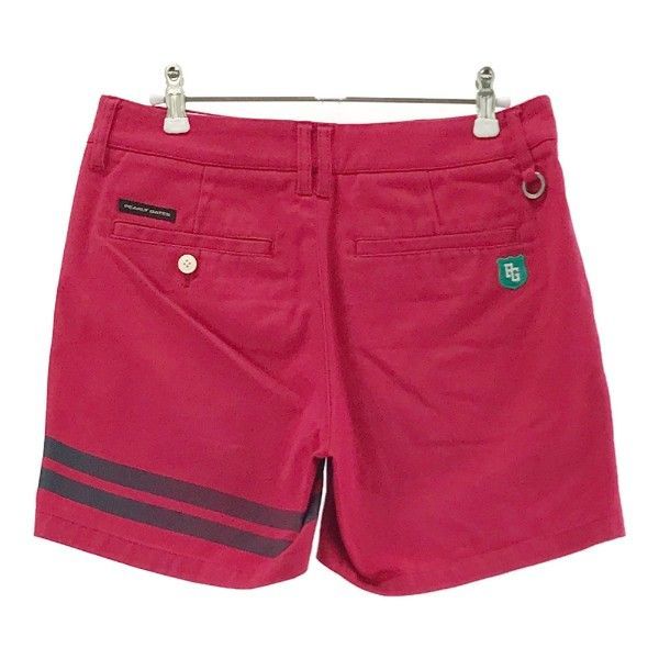 人気完売品パーリーゲイツパロディロゴ柄のカルゼジャガードショートパンツサイズ7 人気完売品パーリーゲイツパロディロゴ柄のカルゼジャガード