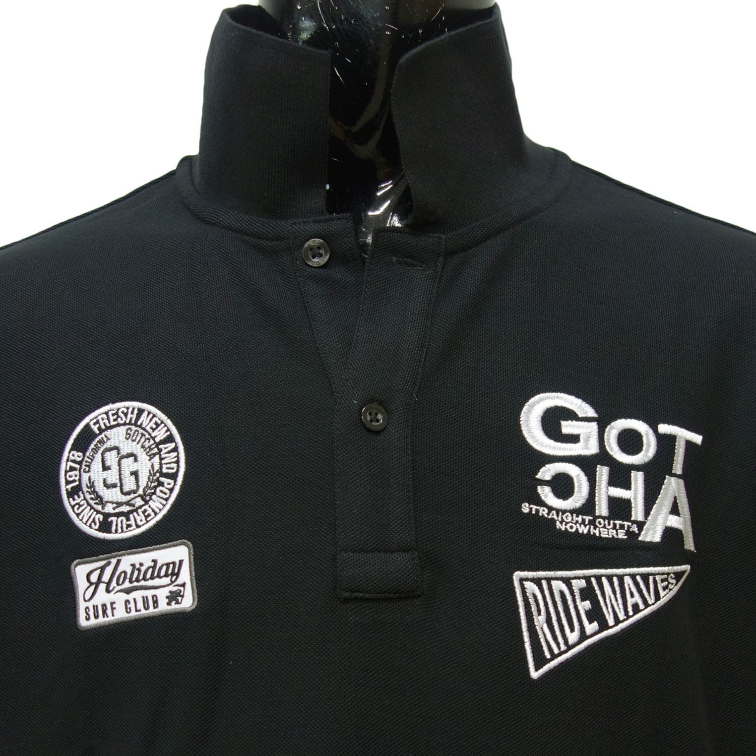 GOTCHA GOLF ガッチャゴルフ ロゴ ポロシャツ ゴルフ ウェア 半袖 楽天市場】ガッチャゴルフ メンズ 吸汗速乾 半袖 ポロシャツ