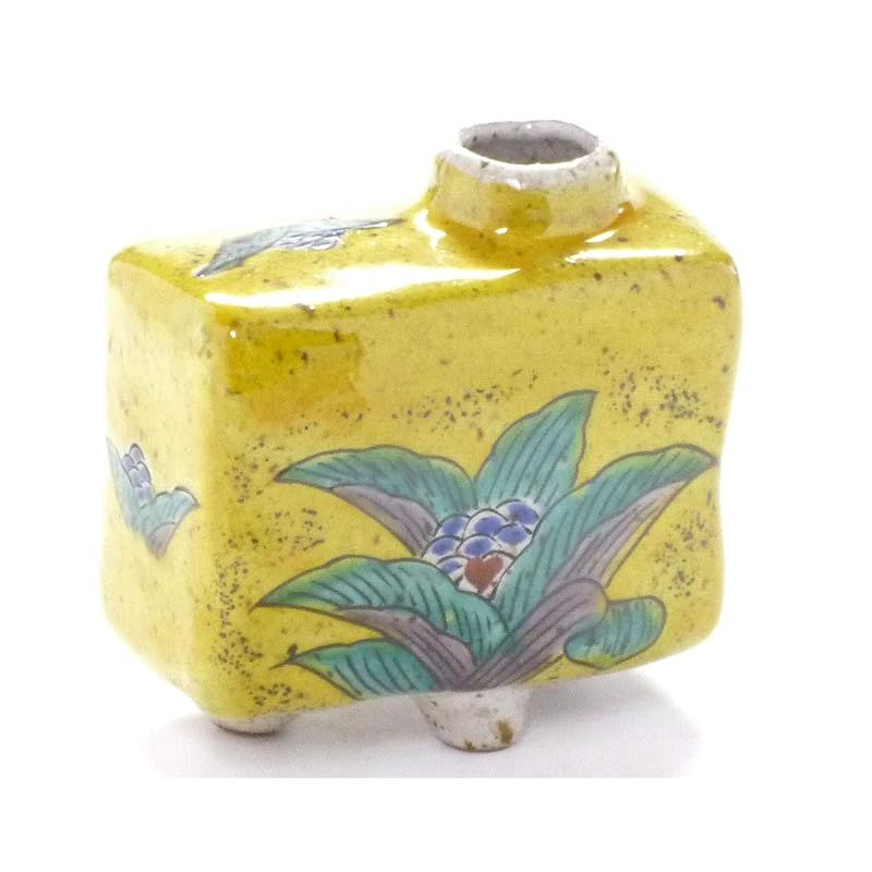 壷（中） 九谷【一輪挿し】吉田屋万年青