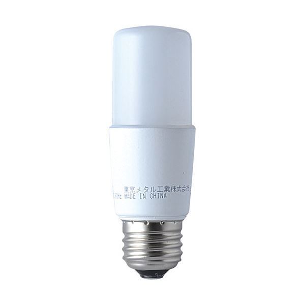 5個セット 東京メタル工業 LED電球 T型 電球色 60W相当 口金E26 LDT7L60W-T2X5