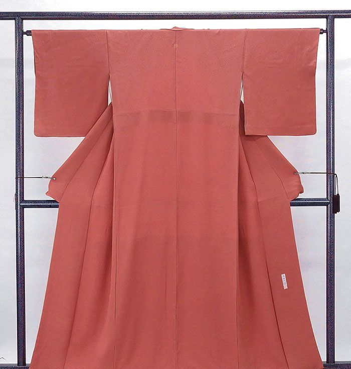 色無地 正絹 加賀友禅 毎田仁郎作 身丈158.5cm 裄丈64cm 違い鷹の羽 リサイクル 着物 結婚式 入学式 卒業式 a0045