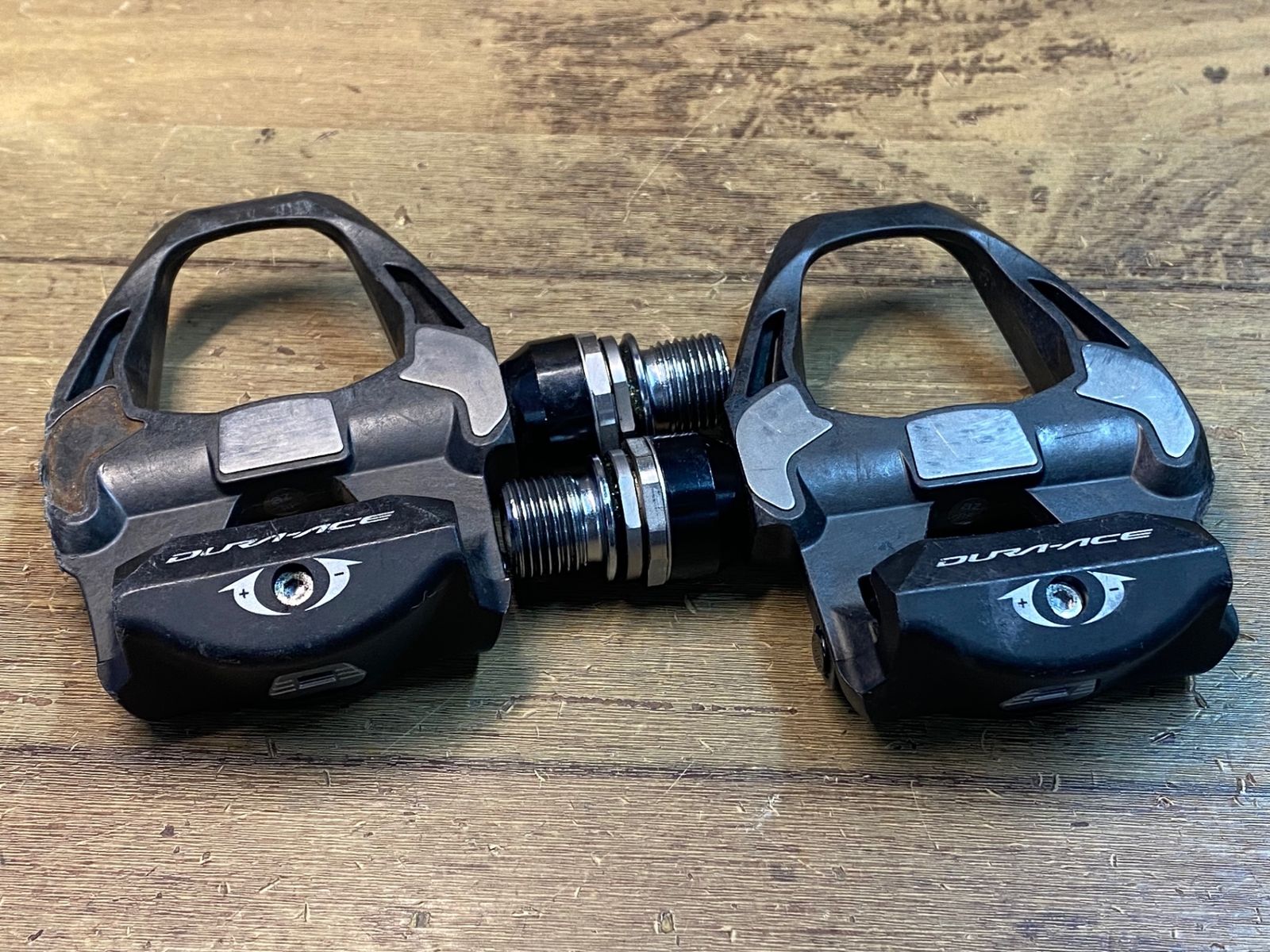 JF878 シマノ SHIMANO デュラエース DURA-ACE PD-R9100 ビンディングペダル SPD-SL プレート剥がれ