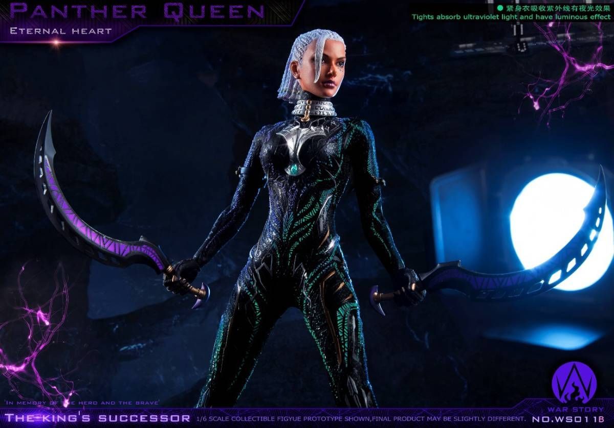 WAR STORY 1/6 Black Panther Queen DX版 WS011-B ブラック