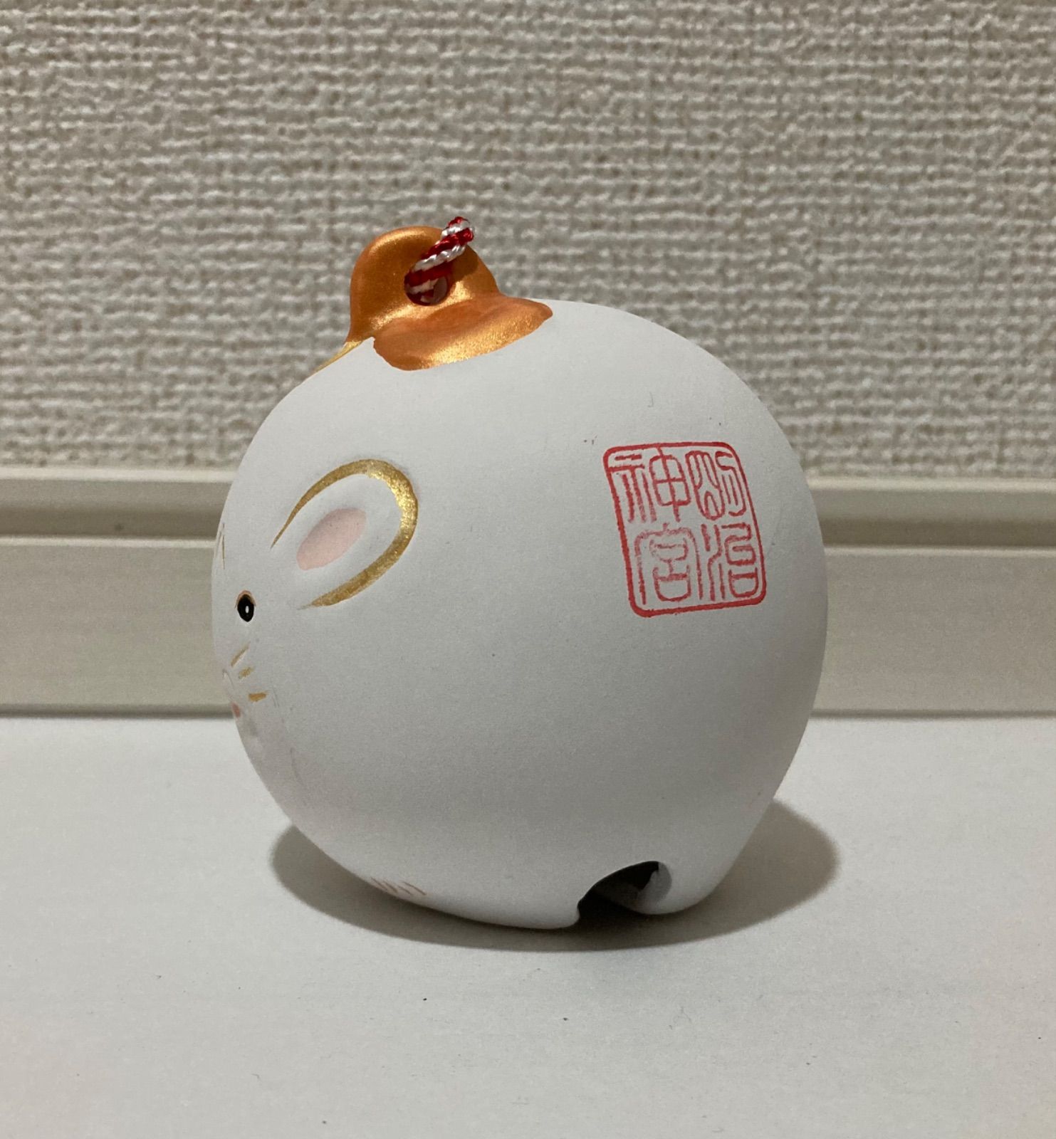 干支鈴 えと鈴 ねずみ (子/鼠) 白 明治神宮 2020 令和2年 - メルカリ