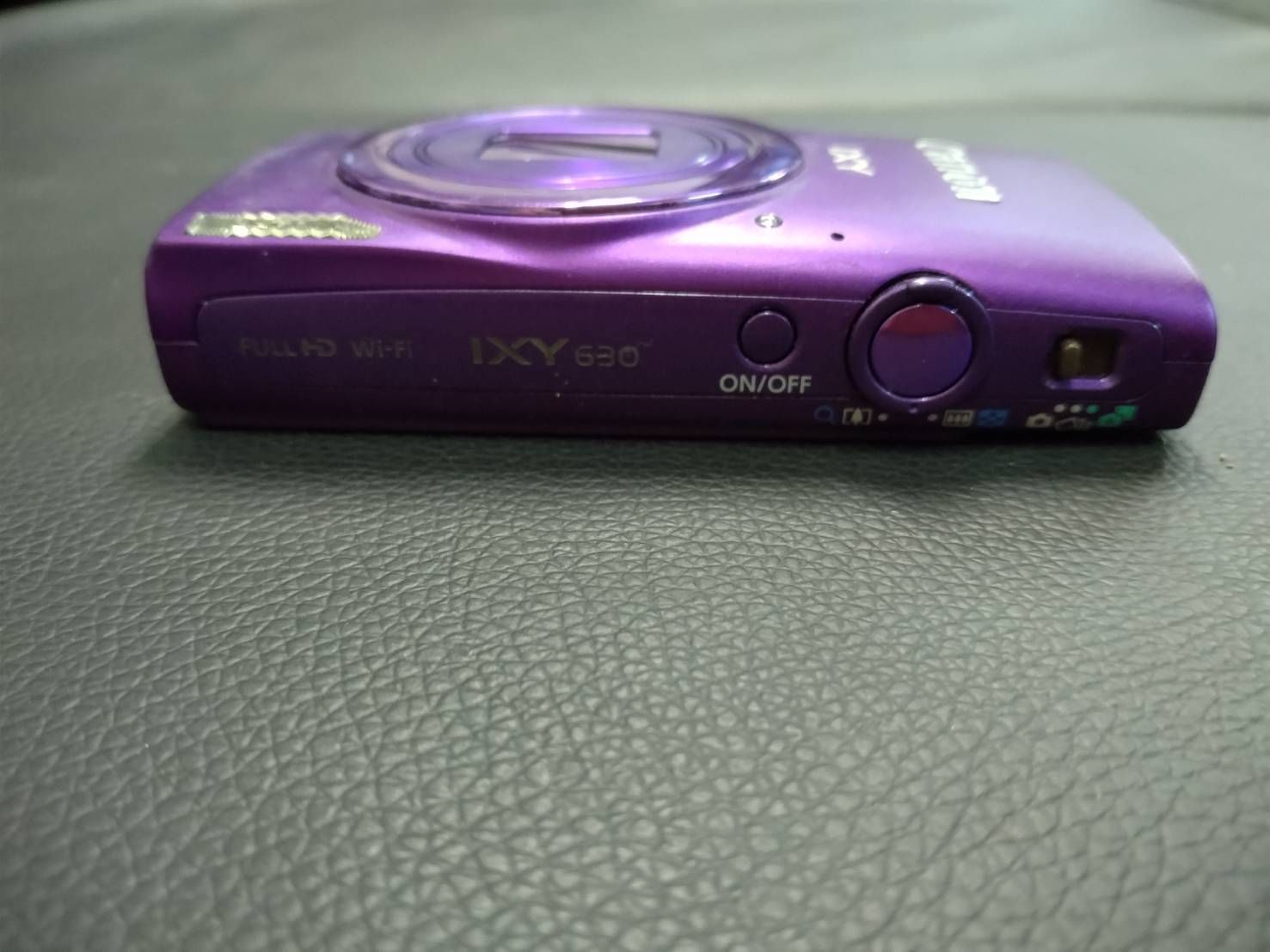 Canon IXY 630 (パープルカラー) + Canon専用ケース（赤色