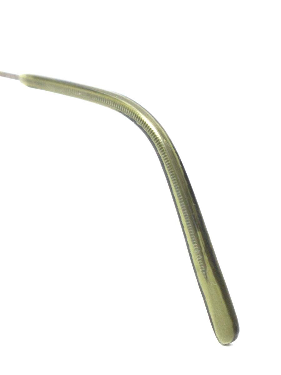 恒眸作 T272 メガネ ゴールド コンビフレーム ウェリントン  