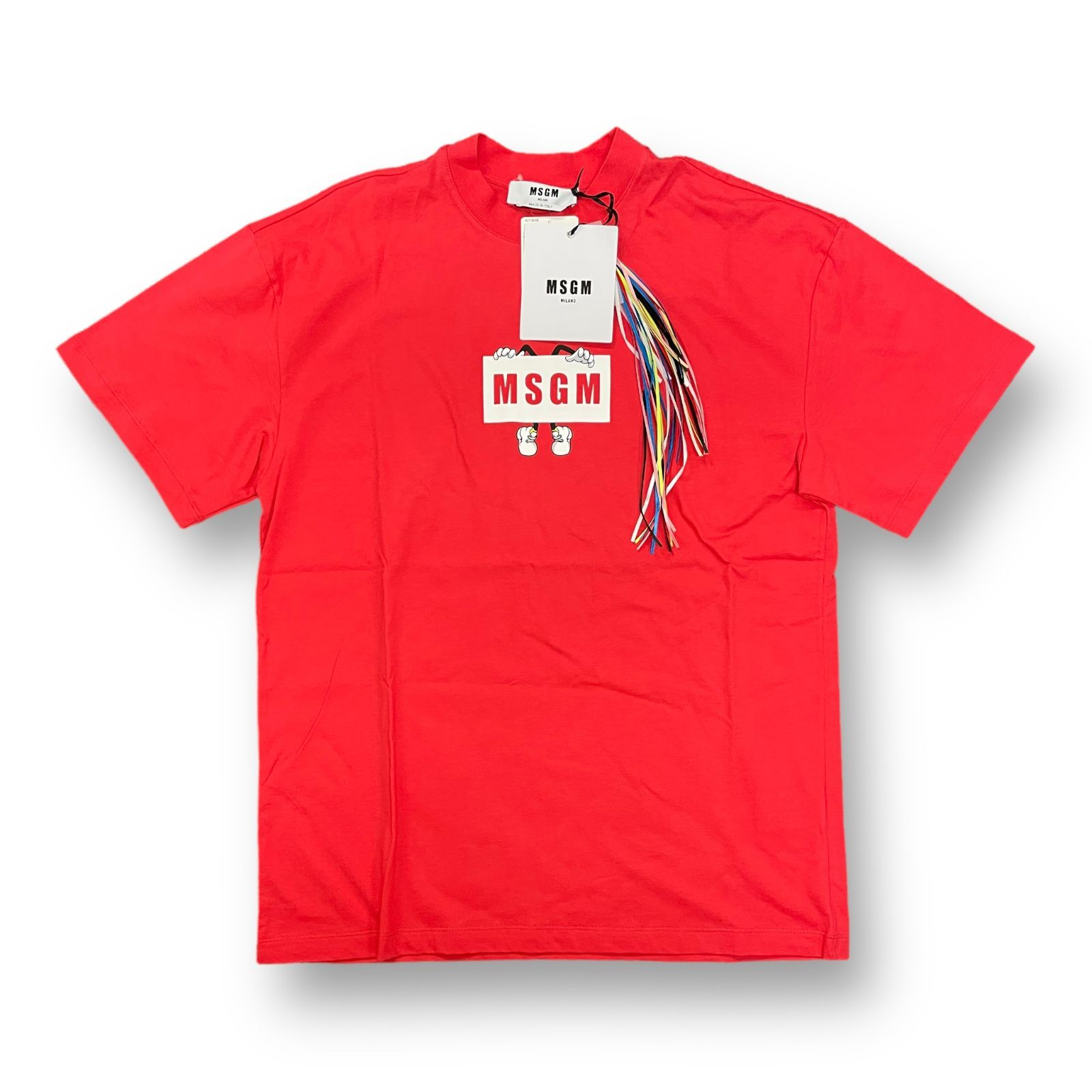 定価23100円 国内正規 未使用 MSGM カートゥーン プリント ロゴ T 