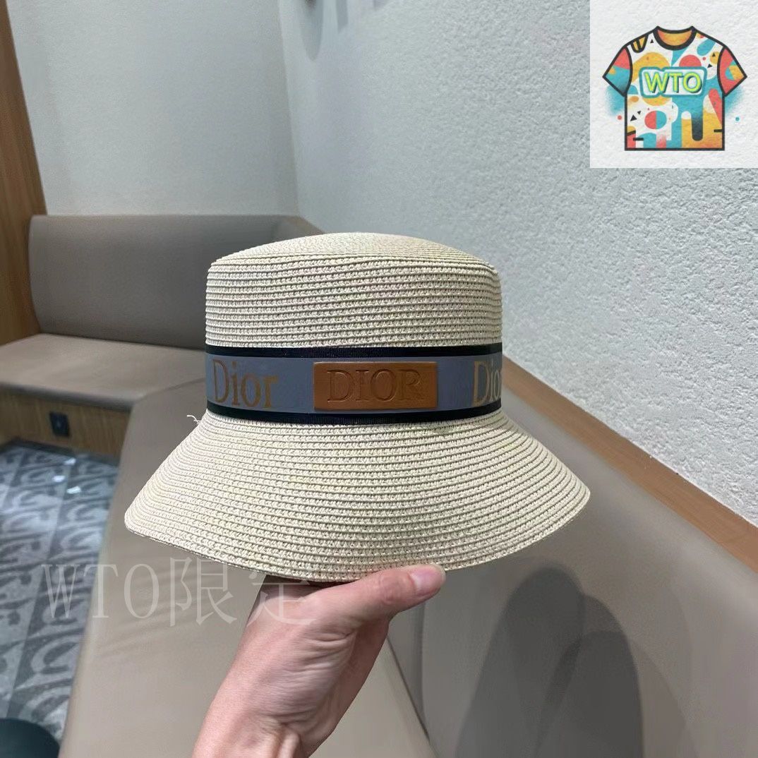 Christian Dior ディオールリゾート ストローハット ベージュ Dior（ディオール） ストローハット01 キャスケット 帽子