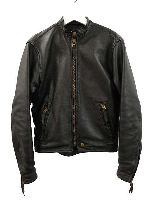 ラングリッツレザー Langlitz Leathers キャスケード Cascade ライダースジャケット レザー センタージップ カスタム ブラック