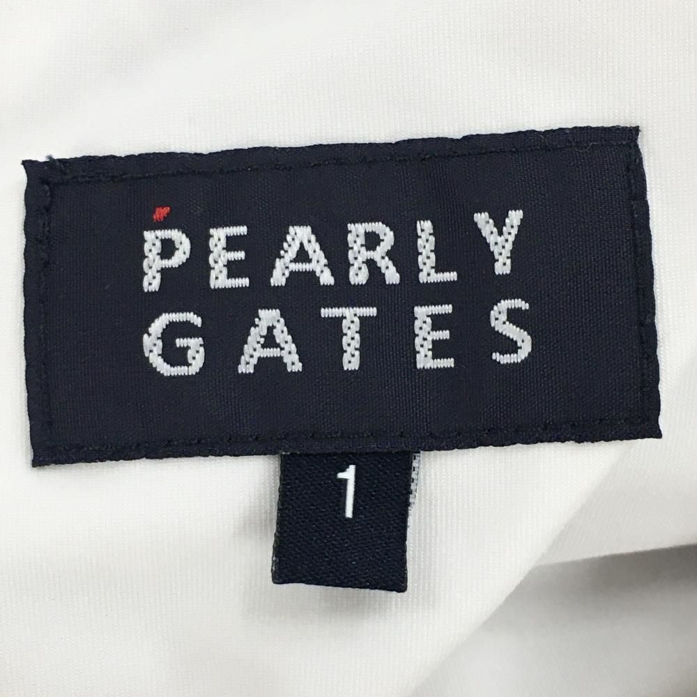 超美品】パーリーゲイツ スカート 白×黒 ロゴ総柄 韓国モデル 内側