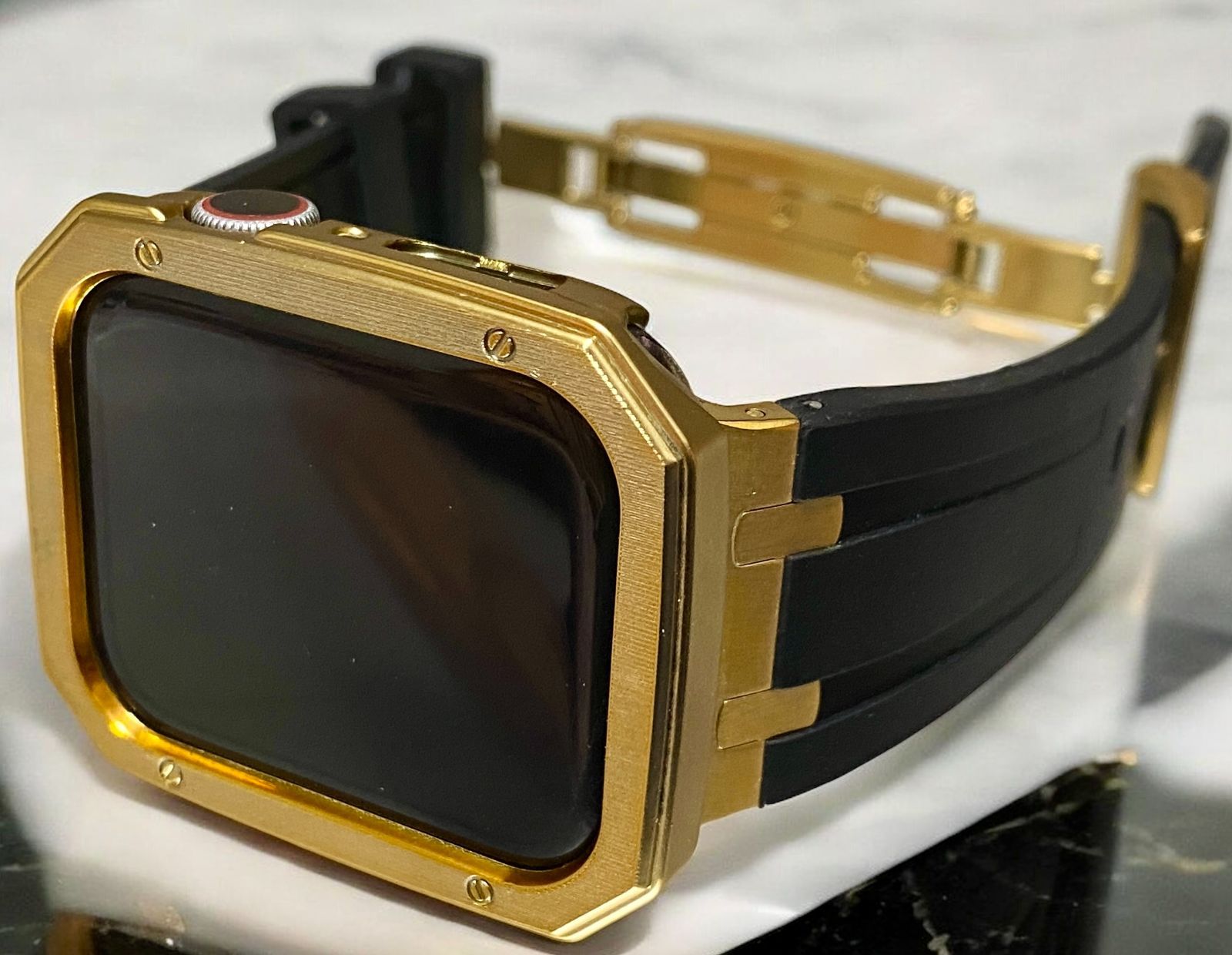 アップルウォッチ シームレス ラバーベルト カバー ウルトラ Apple Watchバンド 40 41 44 45 49mm 63