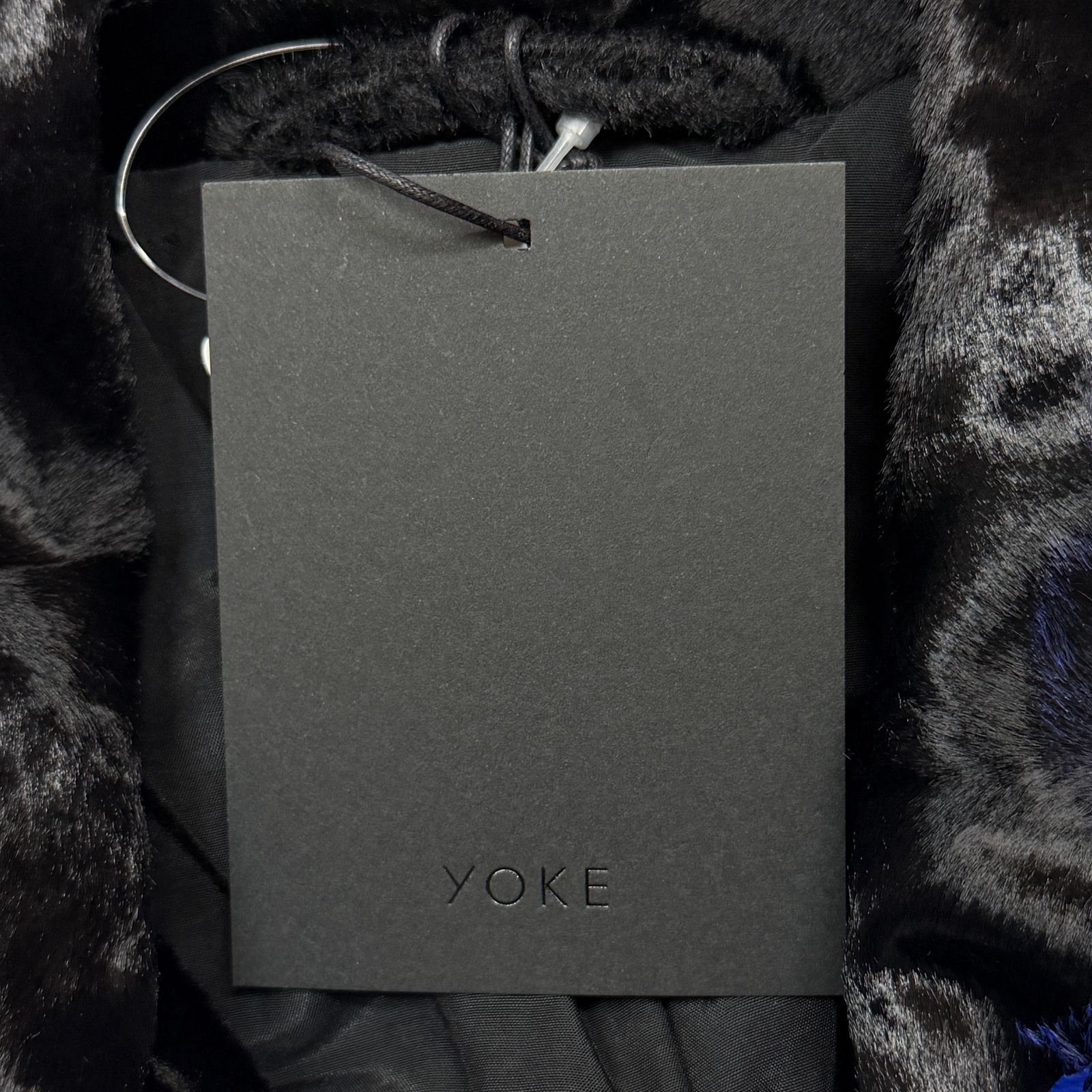 参考上代99000円 未使用品 YOKE 24AW Paint Fur Jacket ペイント 
