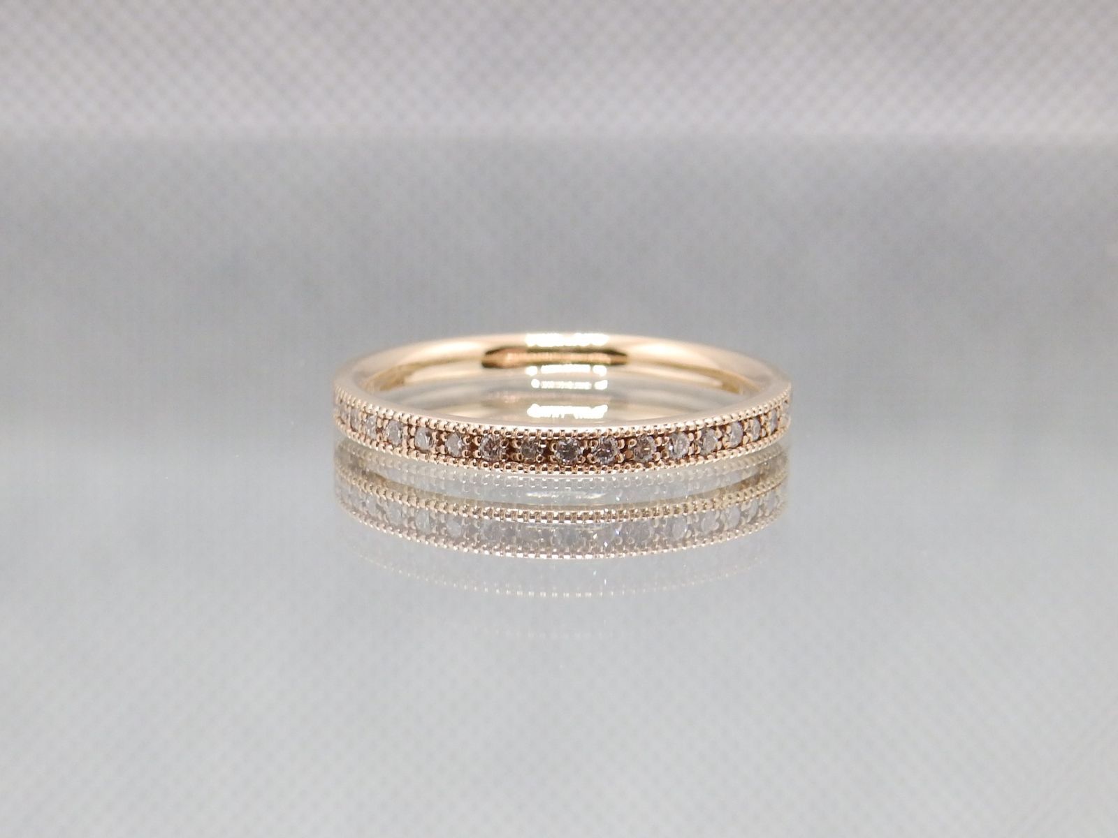 天然ダイヤモンドのリング【0.10ct】【K18PG】 - メルカリ