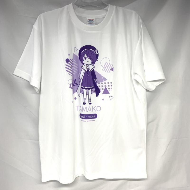 音霊魂子 Tシャツ ホワイト Lサイズ あおぎり高校×みんなで空気読み 91