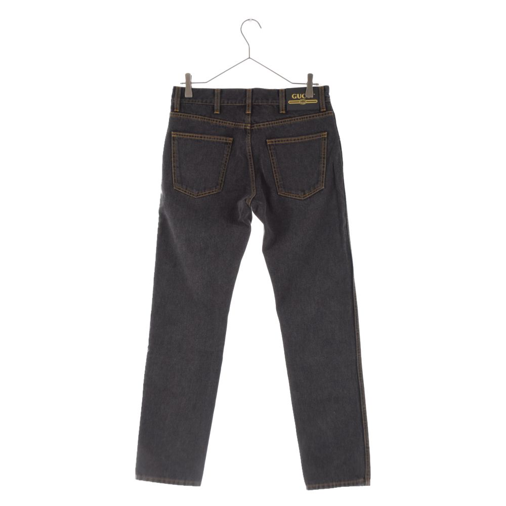 GUCCI (グッチ) エンブロイダリー デニムパンツ 408637 XDAP2